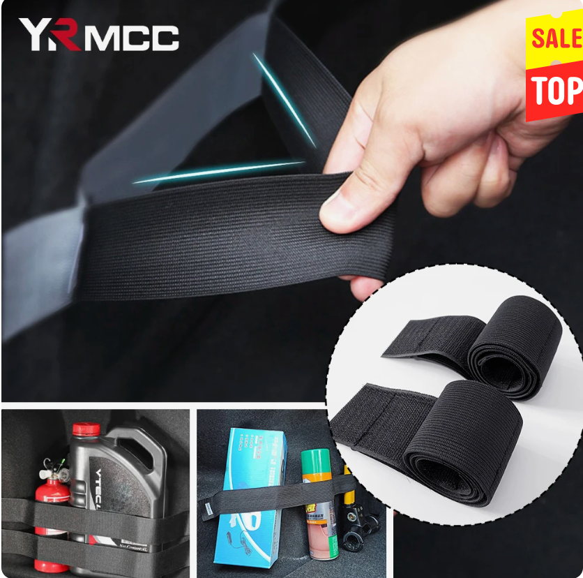 Car trunk organizer storage strap